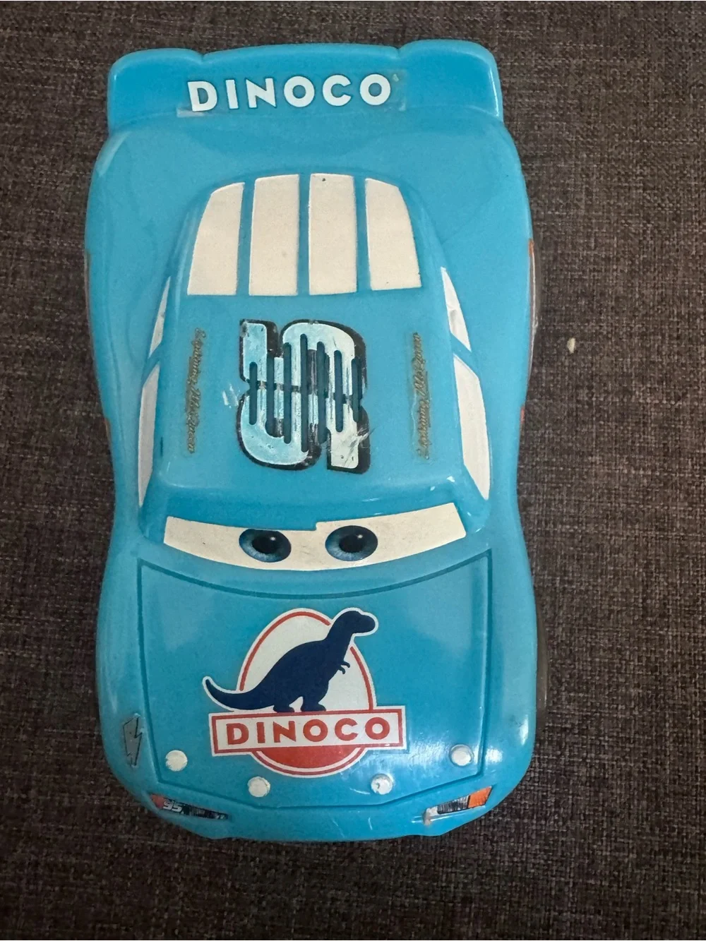 Disney Pixar Cars Dinoco Lightning McQueen Shake 'N Go car
